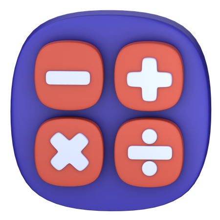 Calculatrice  3D Icon