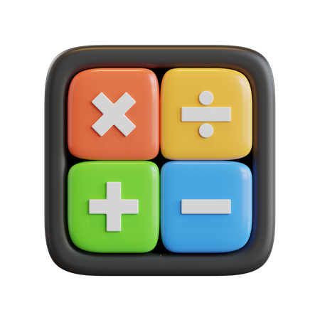 Calculatrice  3D Icon