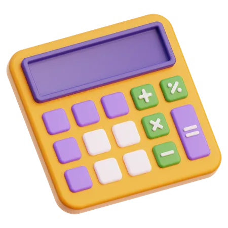 Calculatrice  3D Icon