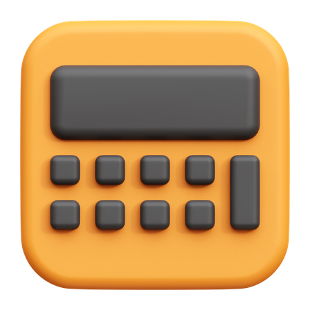 Calculatrice  3D Icon