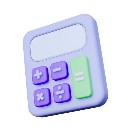 Calculatrice  3D Icon