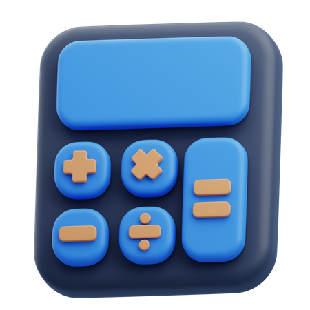 Calculatrice  3D Icon