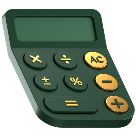 Calculatrice  3D Icon