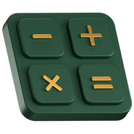 Calculatrice  3D Icon