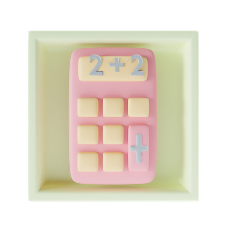 Calculatrice  3D Icon