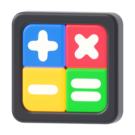 Calculatrice  3D Icon