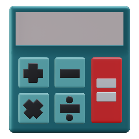 Calculatrice  3D Icon