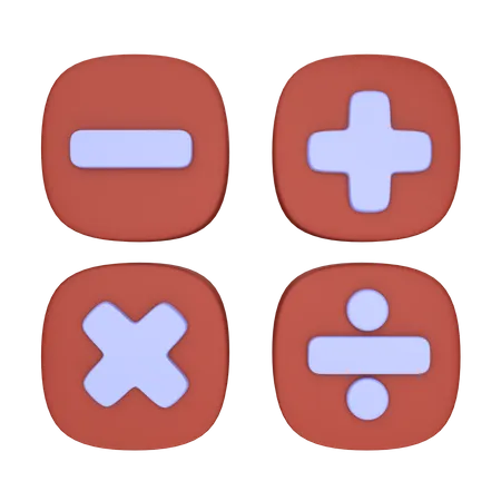 Calculatrice  3D Icon