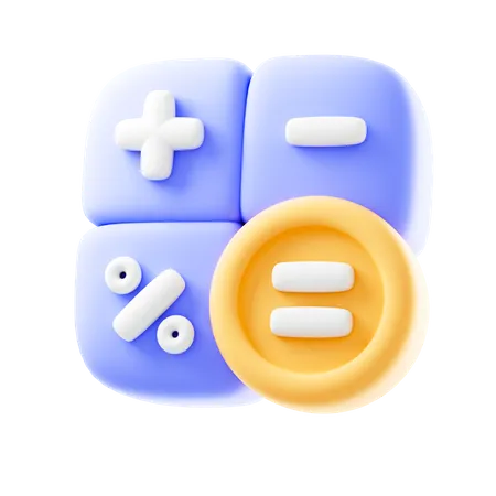 Calculatrice  3D Icon