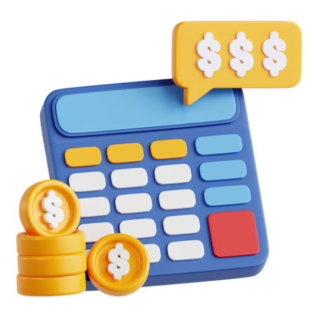 Calculatrice  3D Icon