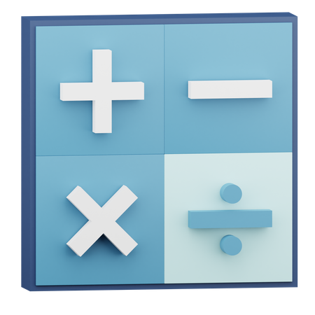 Calculatrice  3D Icon