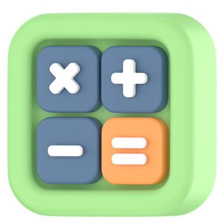 Calculatrice  3D Icon