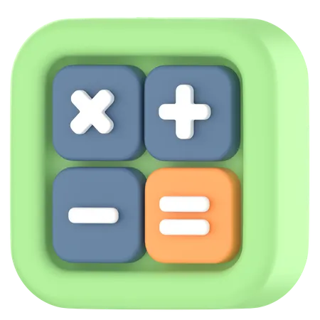 Calculatrice  3D Icon