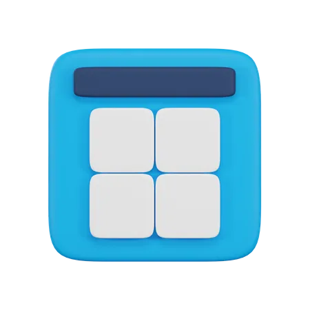 Calculatrice  3D Icon