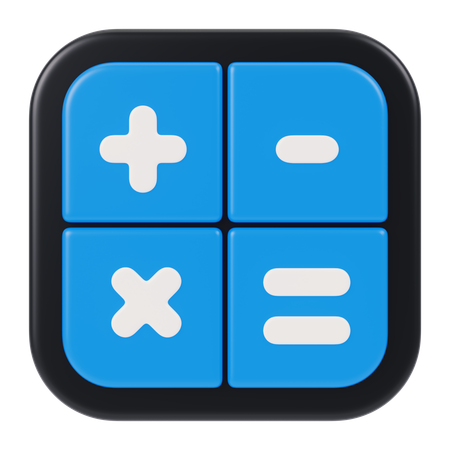 Application de calculatrice  3D Icon