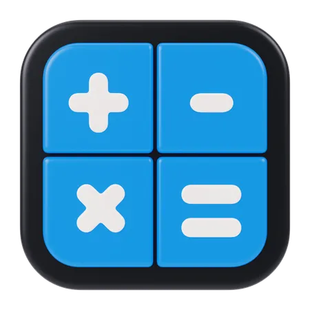 Application de calculatrice  3D Icon