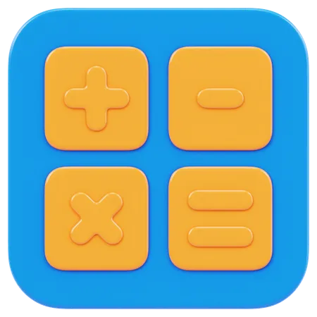 Application de calculatrice  3D Icon