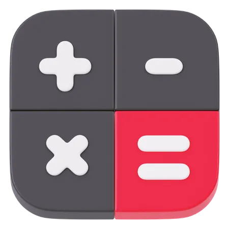 Application de calculatrice  3D Icon