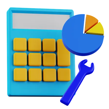 Entreprises de calculatrice  3D Icon