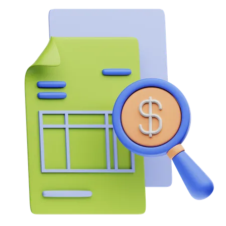 Calculer les finances  3D Icon