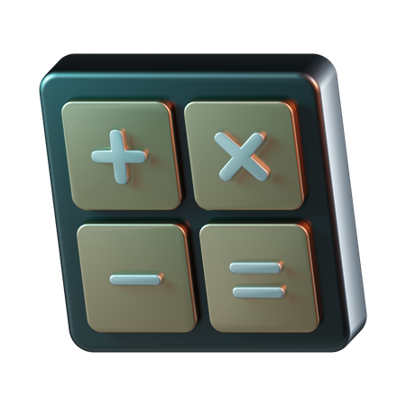 Cálculo  3D Icon