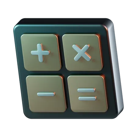 Cálculo  3D Icon