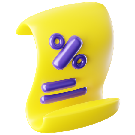 Calcular impuestos  3D Icon