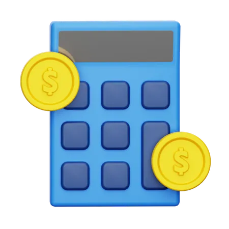 Calculo de pago  3D Icon