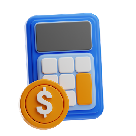 Cálculo financeiro  3D Icon