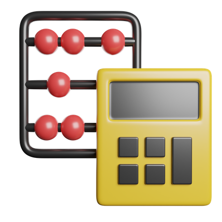 Cálculo financeiro  3D Icon