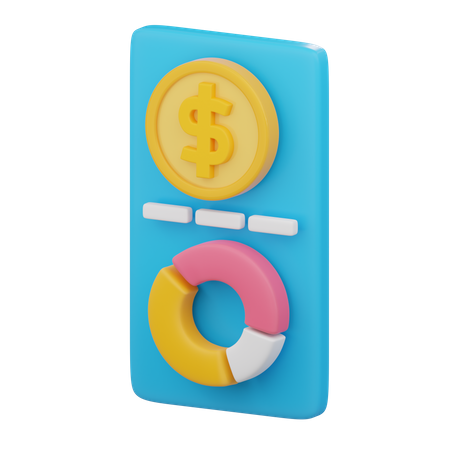 Cálculo financeiro  3D Icon