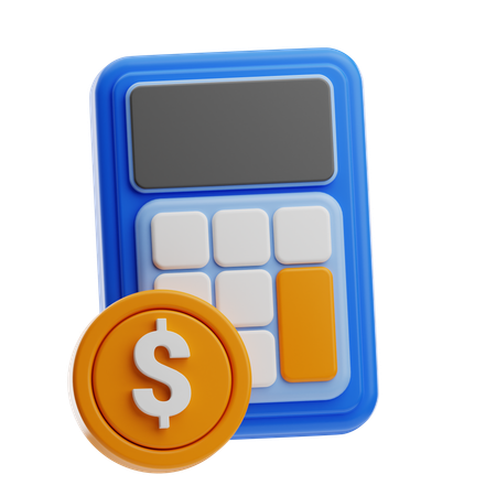 Calculo financiero  3D Icon