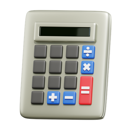 Calculo financiero  3D Icon