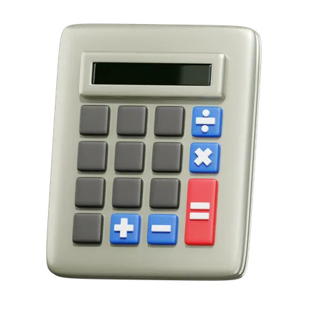 Calculo financiero  3D Icon