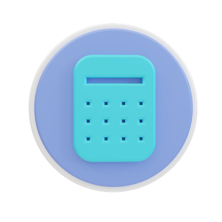 Calculo financiero  3D Icon