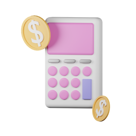 Calculo financiero  3D Icon