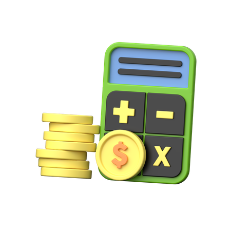 Calculo-presupuestario  3D Icon