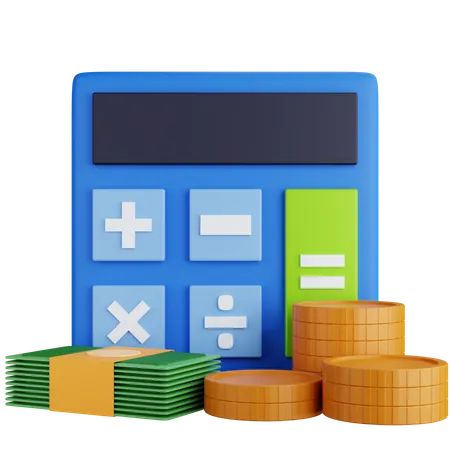 Calculo del presupuesto  3D Icon