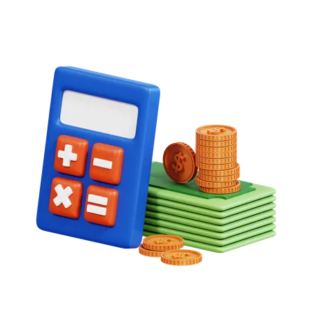 Calculo del presupuesto  3D Icon
