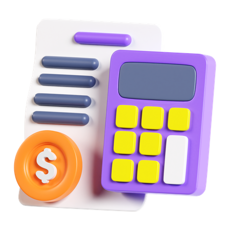 Calculo del presupuesto  3D Icon