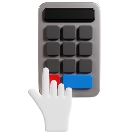 Cálculos contábeis eficientes  3D Icon