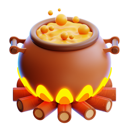 Caldeirão  3D Icon