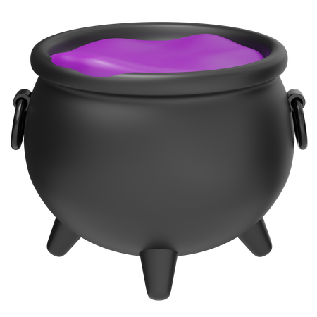 Olla de caldero  3D Icon
