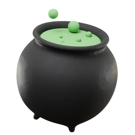 Caldron Pot  3D Icon