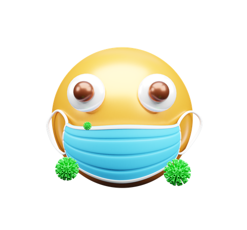 Cale a boca emoji  3D Icon