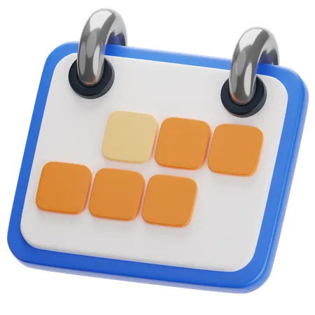 Calendar 3 D Icon Perfect For UI UX And Any Design Projects 3D Icon