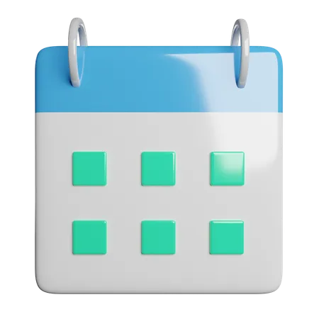 Calendar Date Schedule 3D Icon