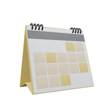 Calendar Office 3 D Icon Illustration With Transparent Background 3D Icon
