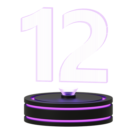 Calendar 12  3D Icon