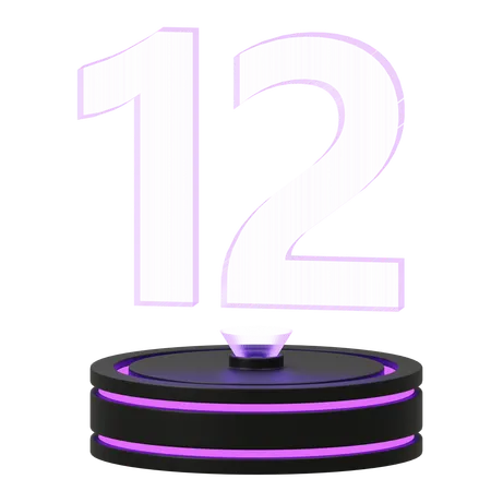 Calendar 12  3D Icon